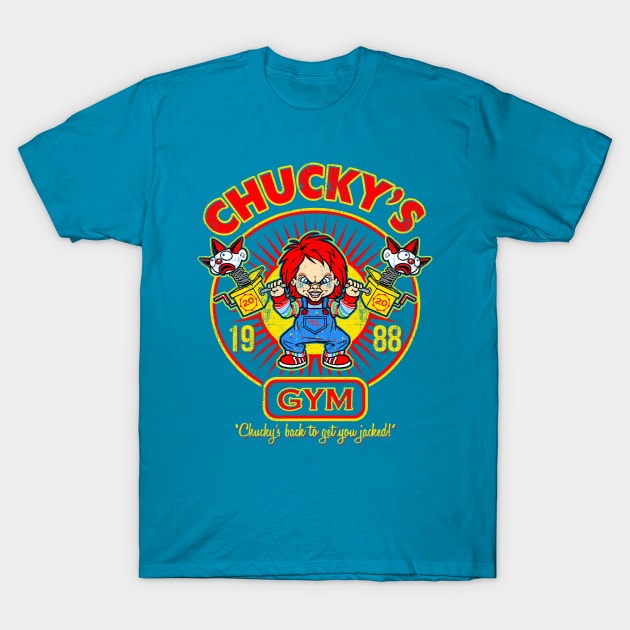 Chucky's Gym - Good Guys T-Shirt by Punksthetic